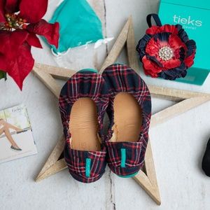 Tieks size 5 Heritage Plaid **free mask**